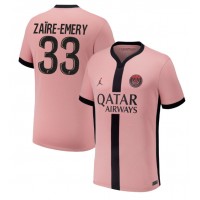 Maglia Calcio Paris Saint-Germain Warren Zaire-Emery #33 Terza Divisa 2024-25 Manica Corta